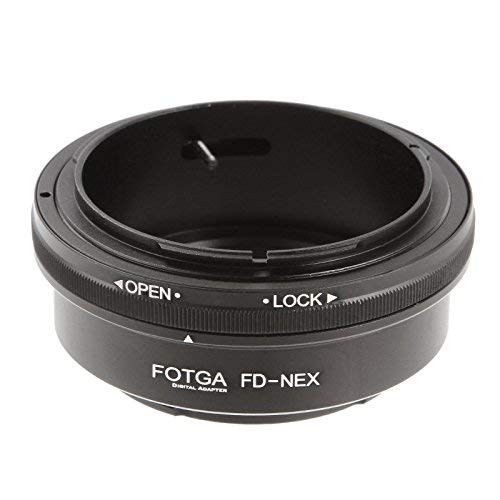 Fotga FD Lens to Sony E Mount Adapter - Compatible with NEX, A7, A9, A6000 Series & More - Perfect for Videography & Photography
