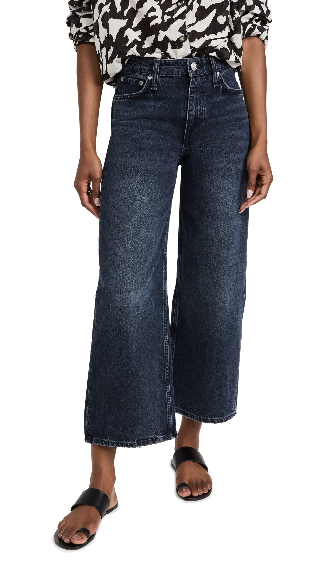 rag & bone Women's Andi Jeans - High Waist Skinny Jeans for Women | Stretch Denim Pants | Perfect for Casual Wear & Night Out