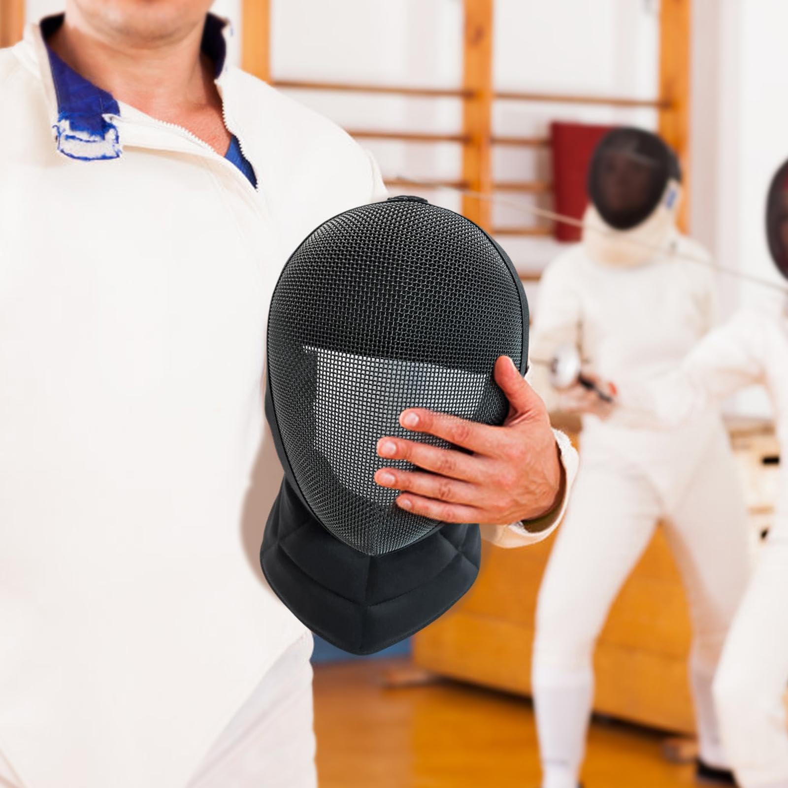 Breathable Fencing Mask - Lightweight Face Protection for Kendo, Sports & Training | Durable Fencing Helmet for Coaches & Athletes | Perfect for Sparring, Practice & Competition