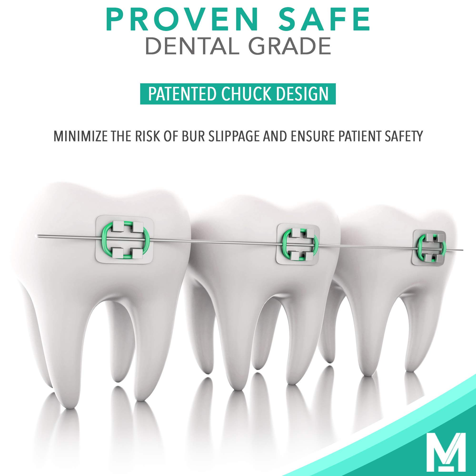 High-Speed Dental Handpiece Air Free 90 Ortho – Standard Head for Pain-Free Seamless Debonding | Reduces Air Sensitivity | Perfect for Orthodontic Procedures & Dental Clinics