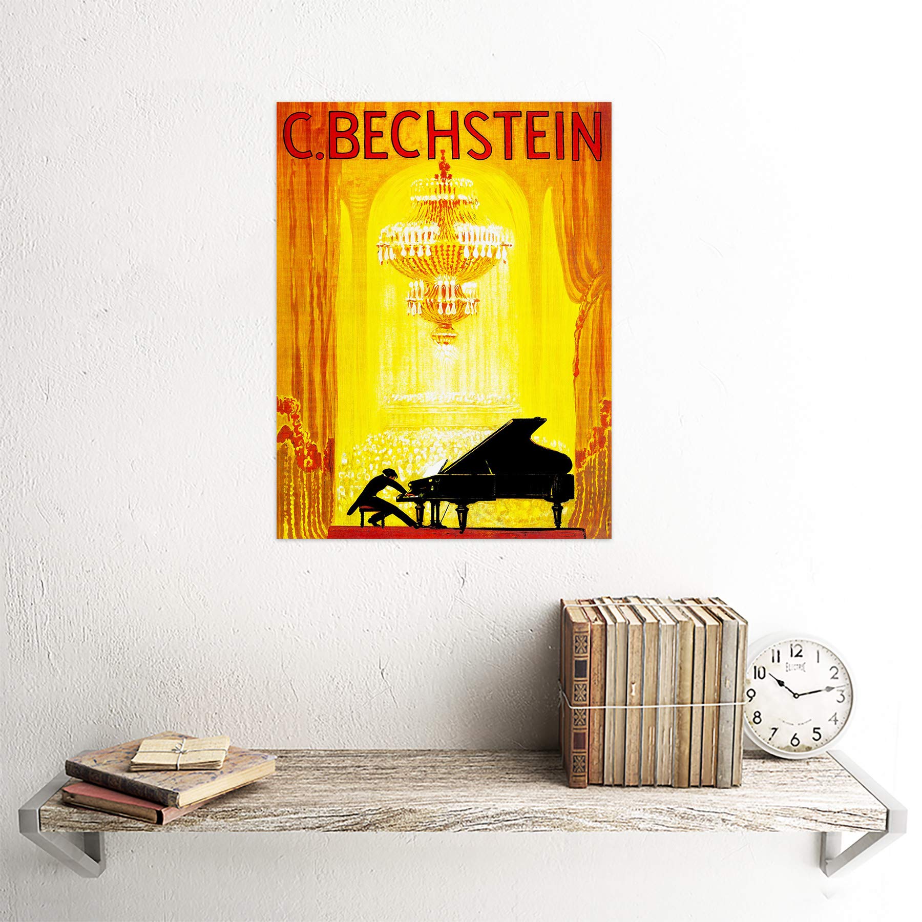 Bechstein Piano Concert Poster - Premium Unframed Wall Art Print for Home & Office Decor - Perfect for Music Lovers, Pianists & Opera House Enthusiasts