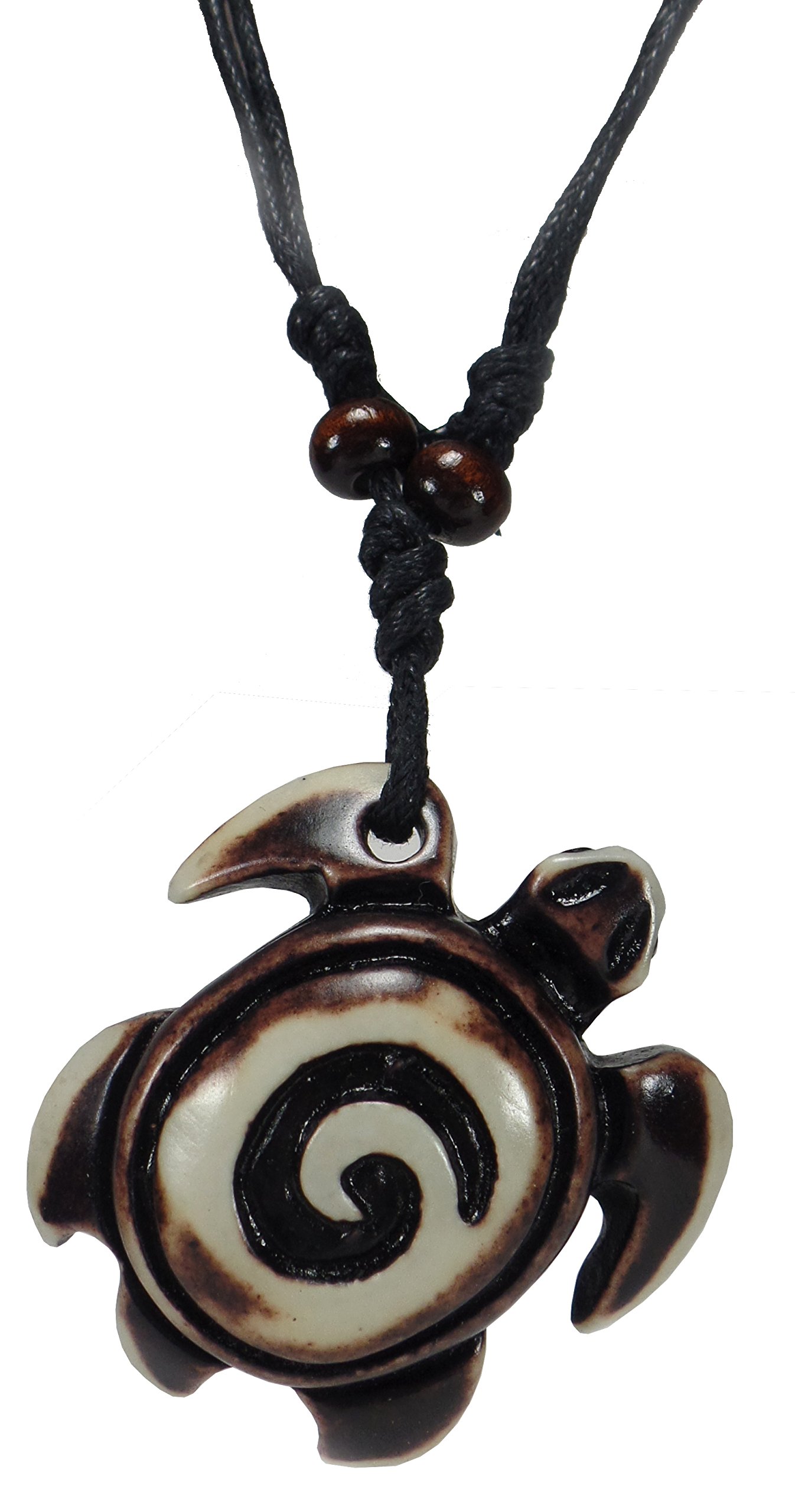 Adjustable Sea Turtle Necklace Pendant for Women & Men - Stylish Turtle Jewelry Gift with Rope Chain - Perfect for Beach Lovers, Ocean Conservation Supporters & Nature Enthusiasts