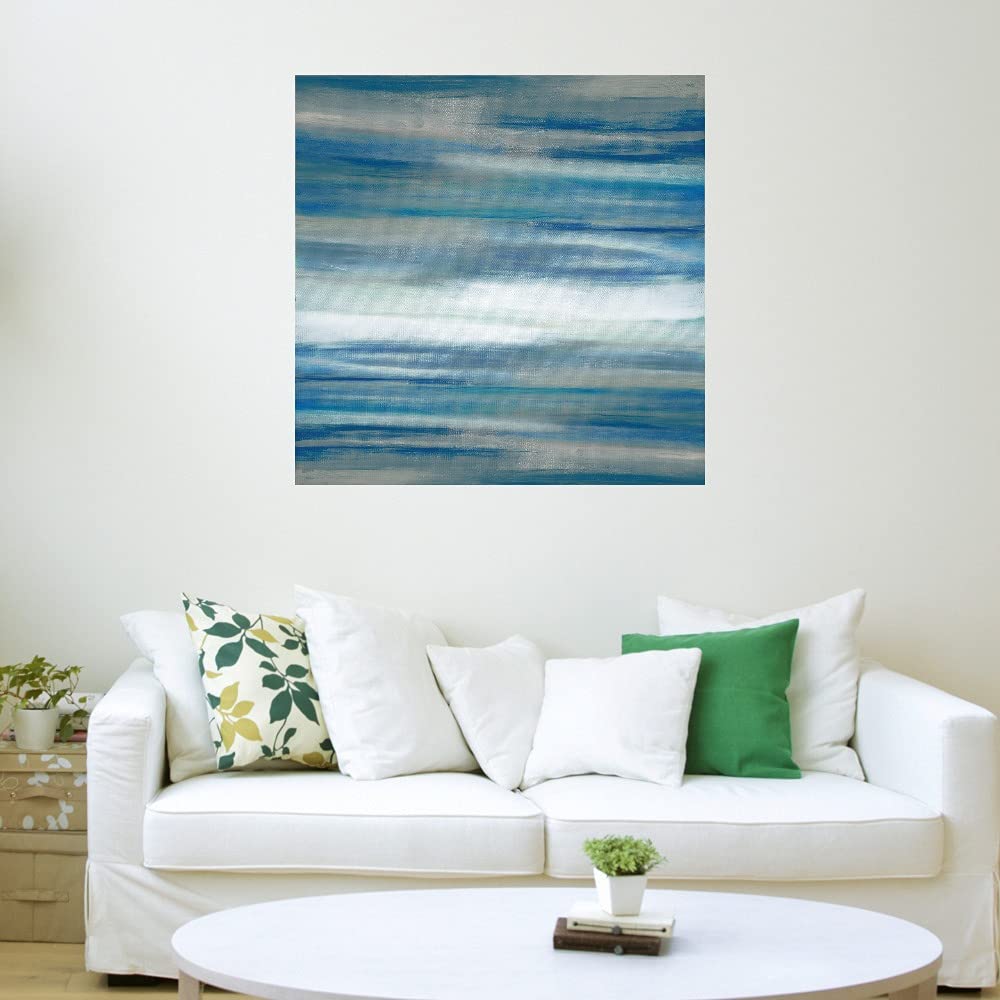Sanibel Waters Fine Art Canvas Wall Decor by Judith Shapiro - 48x48 Inches - Ready to Hang - Perfect for Living Room, Bedroom, Office & More - Coastal Home Decor & Beach House Wall Art