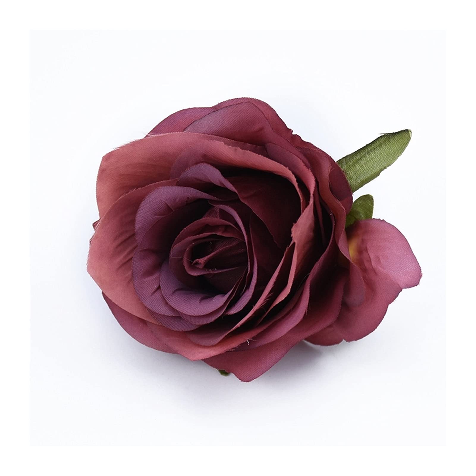 Artificial Silk Roses Decor - 5-Piece Coffee Color Fake Flowers for Home Wedding Wall Decor, Bridal Party, Scrapbooking & DIY Crafts | Elegant Floral Arrangement for Centerpieces, Table Settings, and Event Backdrops