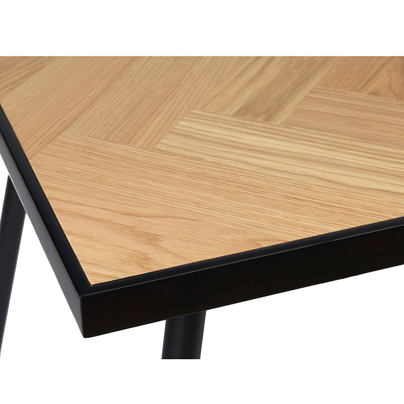Calvi 70.8 Inch Natural Wood Dining Table for Kitchen & Dining Room | Modern Farmhouse Style | Perfect for Family Gatherings & Dinner Parties