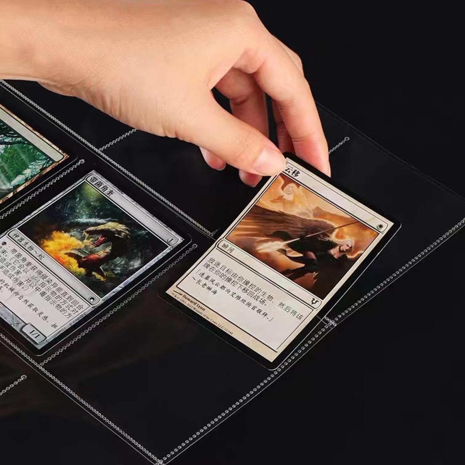 WANSUPYIN 2023 25-Page Trading Card Binder - 9 Pocket Double-Sided Protector Sheets for Sports Cards, Game Cards & Coupons | Organize & Display Your Collection | Perfect for Collectors, Tournaments & Storage