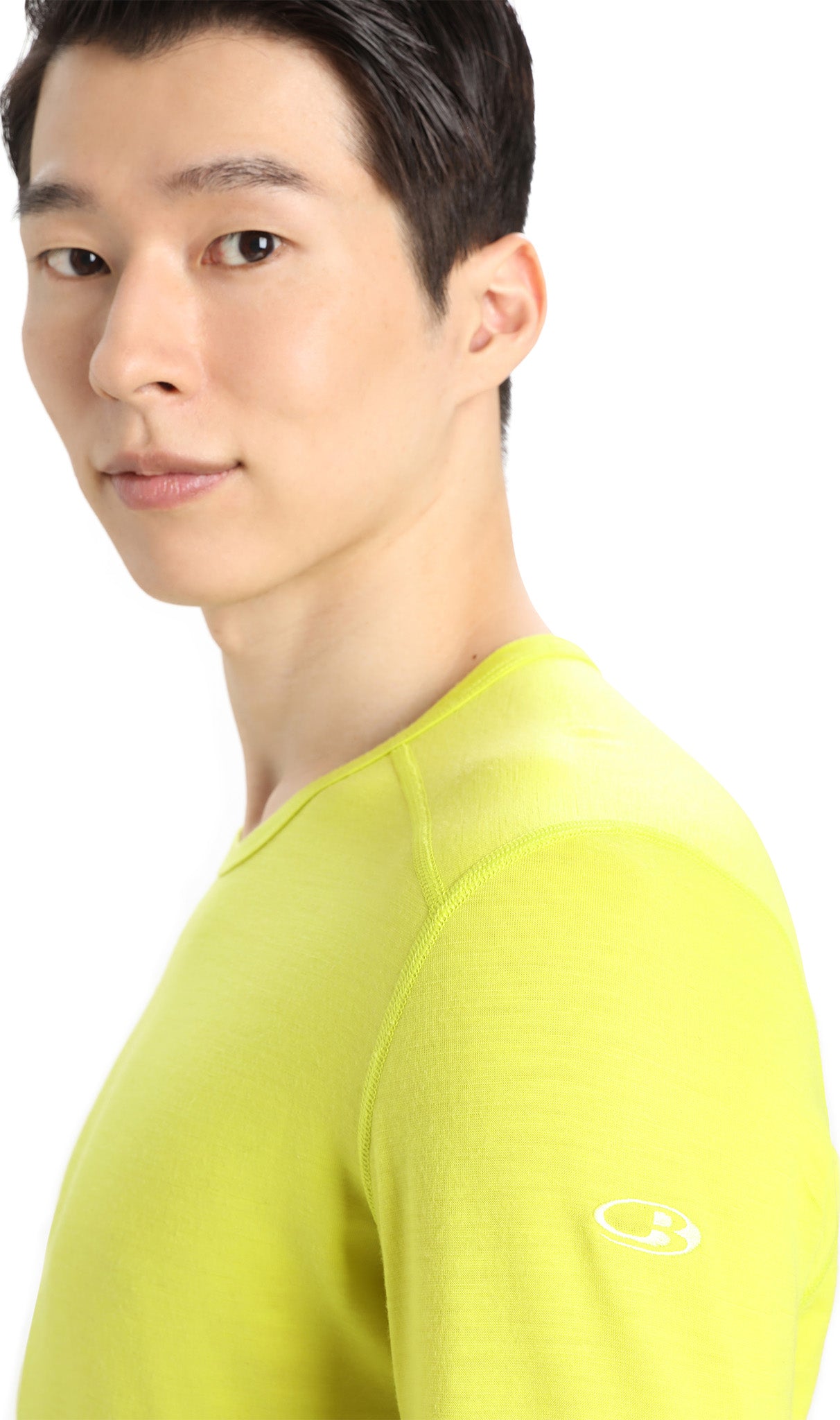 200 Oasis Long Sleeve Crew Neck T-Shirt for Men - Soft Cotton Comfort Fit Casual Shirt - Perfect for Everyday Wear, Work & Outdoor Activities