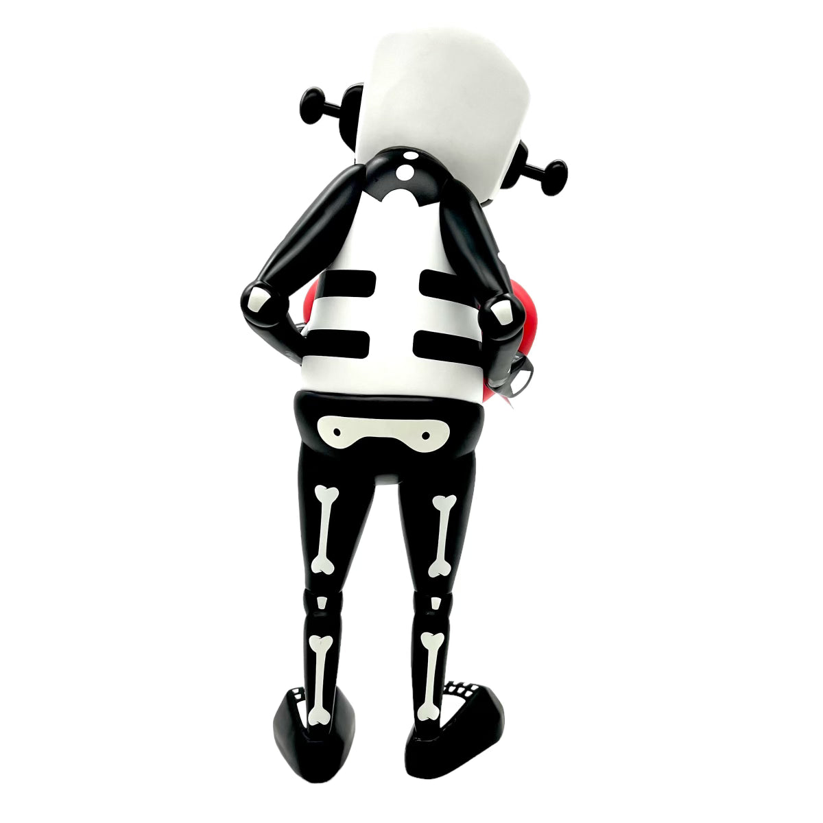 Chris RWK Robot With Heart Bones Edition - Unique Collectible Art Toy for Home Decor & Gifting | Perfect for Art Lovers & Pop Culture Enthusiasts