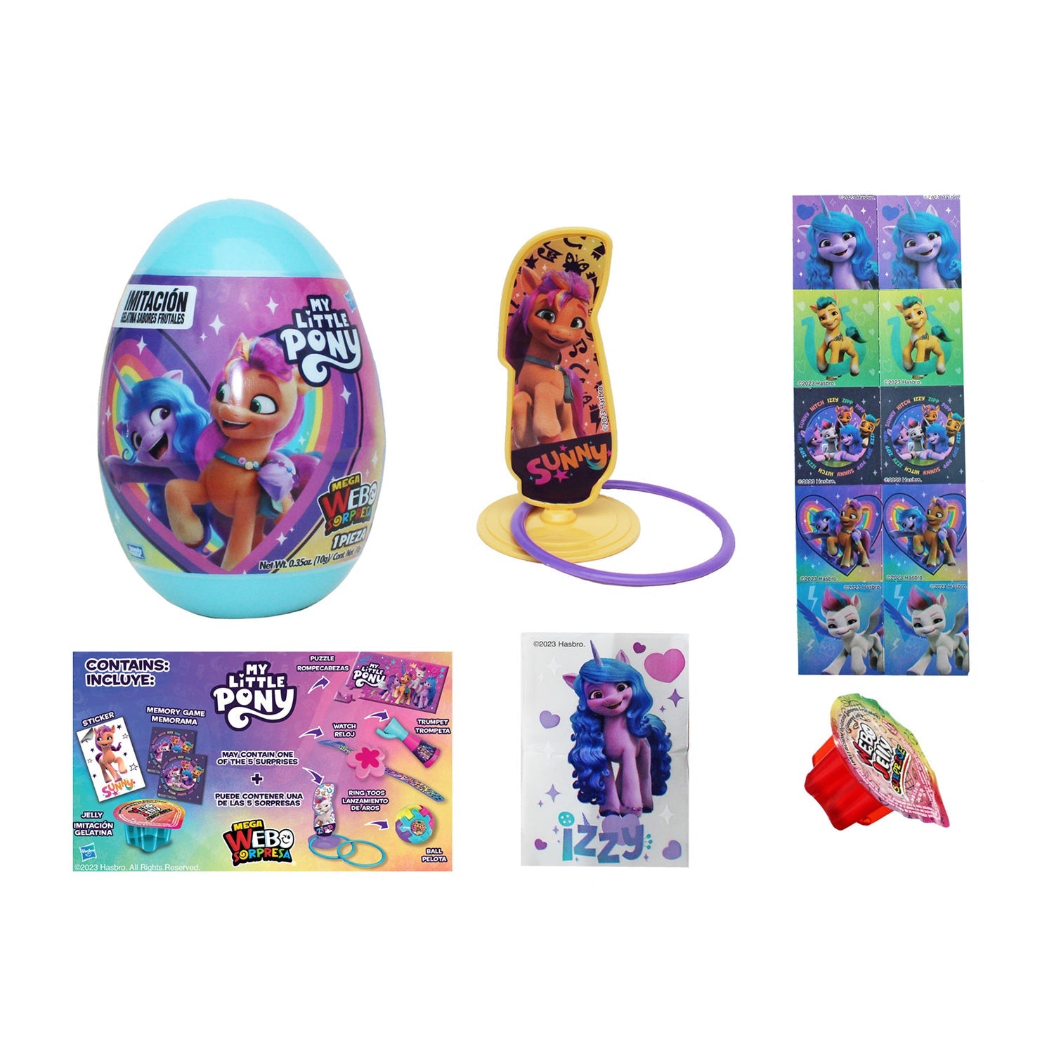 My Little Pony Bondy Egg 8ct Box - Fun Collectible Toy for Kids Birthday Gifts & Party Favors