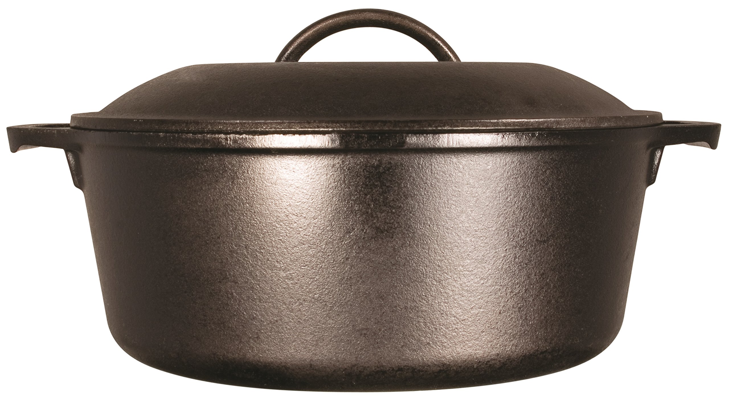 Lodge Cast Iron Dutch Oven 7-Quart & 12-Inch Skillet Bundle - Premium Cookware Set for Camping, Baking, and Outdoor Cooking