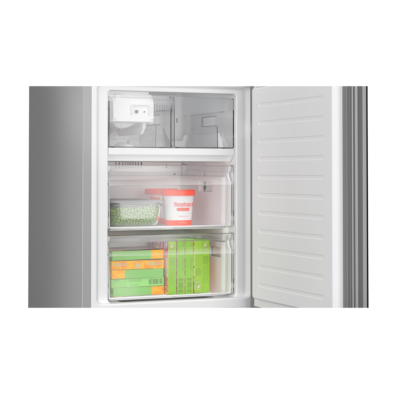 Bosch 24-Inch Black Glass Smart Counter-Depth Bottom Freezer Refrigerator with Home Connect - Energy Efficient, Spacious 12.8 cu.ft Capacity - Perfect for Modern Kitchens, Small Spaces & Smart Homes