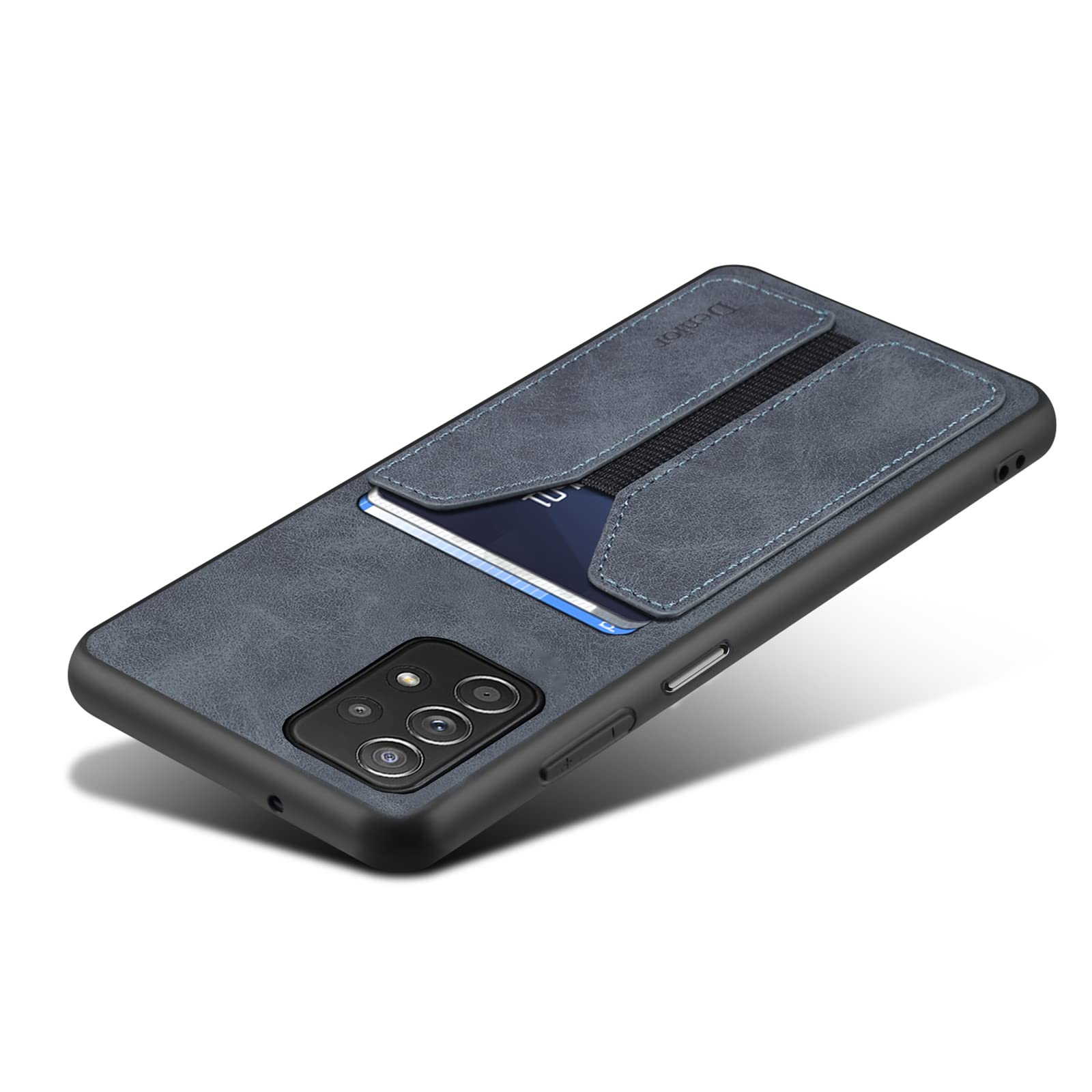 Premium PU Leather Wallet Case for Samsung Galaxy A23 (2022) - Slim Protective Cover with Credit Card Slots & RFID Protection | Perfect for Business, Travel & Everyday Use (Gray)