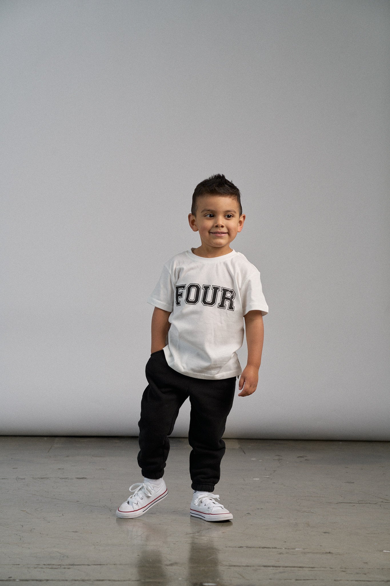 6th Birthday Elevated Tee - Premium White Cotton T-Shirt for Kids Birthday Parties & Celebrations