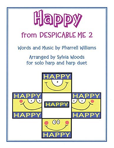 Happy (Pharrell Williams) Sheet Music for Solo Harp & Harp Duet - Perfect for Wedding Ceremonies & Music Recitals (2015)