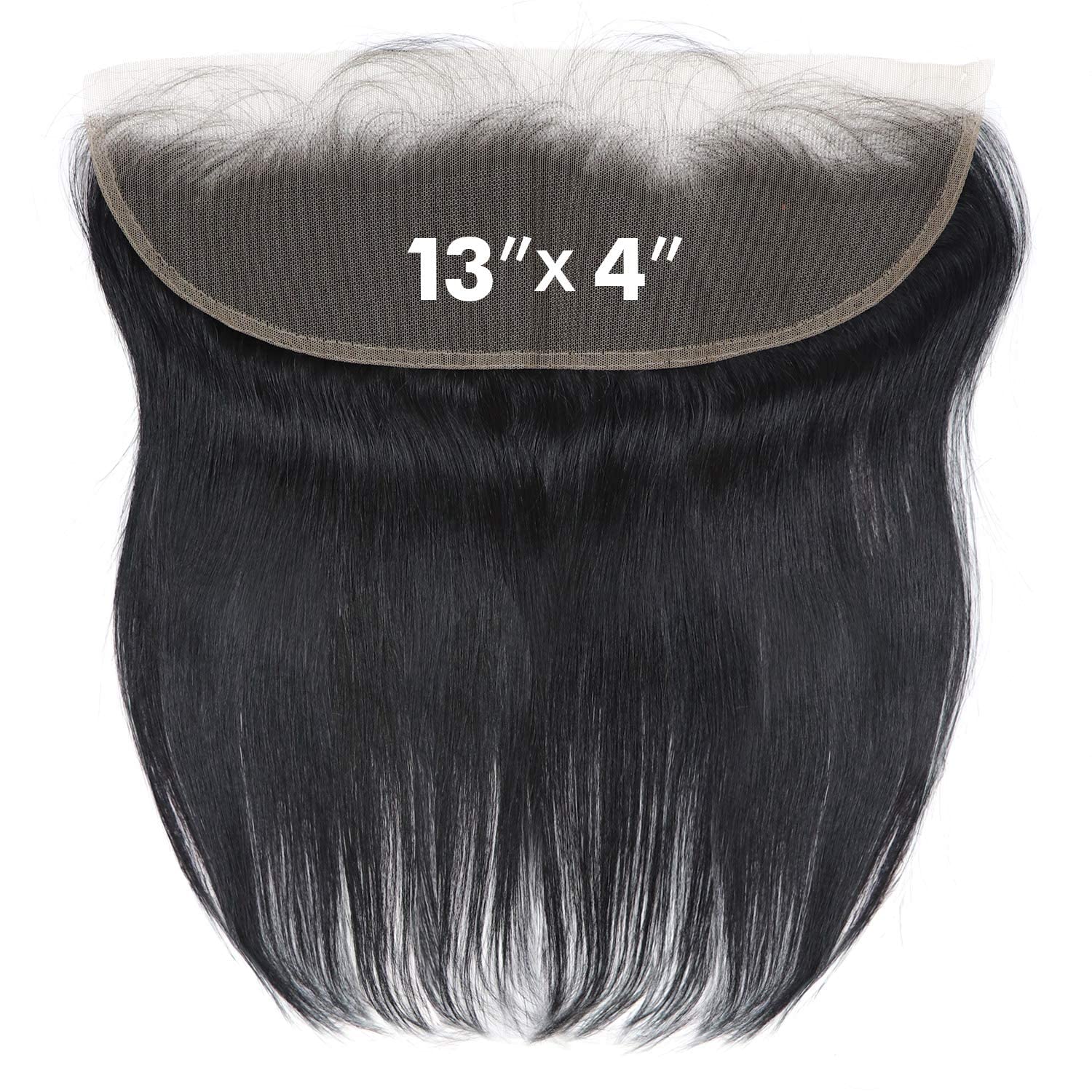 Sensationnel Human Hair Extensions - 13x4 Lace Frontal Straight 10