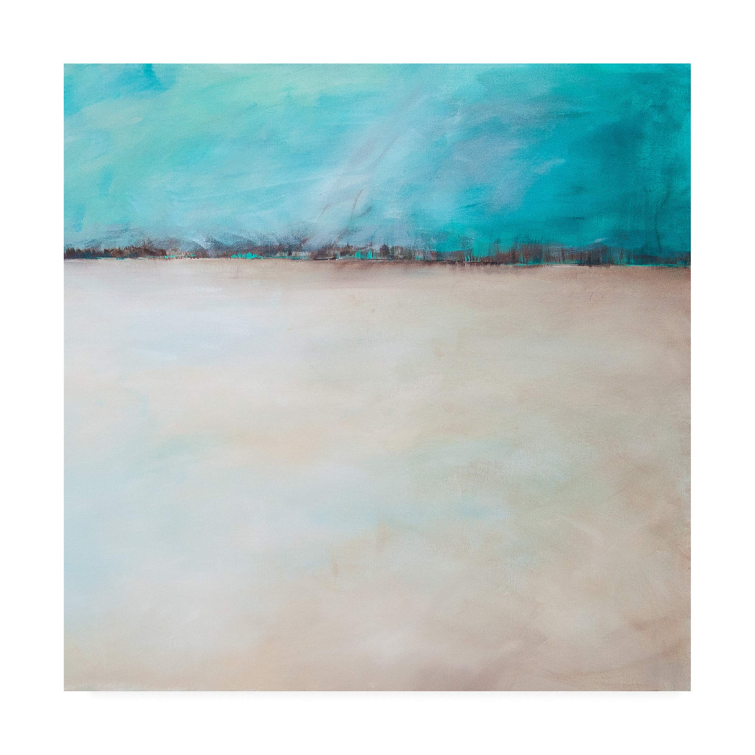 Julia Contacessi Mystic Sand II 18x18 Premium Canvas Wall Art - Modern Abstract Painting for Living Room, Bedroom & Office Decor