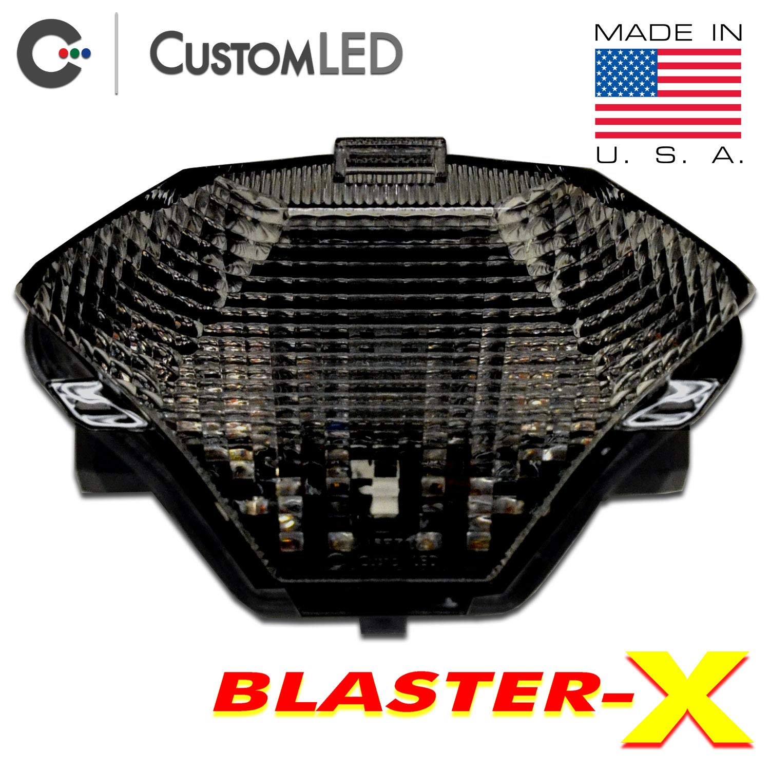 Blaster-X Integrated LED Tail Light for 2020-2025 Yamaha MT-03 - Smoked Lens - High Visibility Brake Light - Easy Installation - Perfect for Night Riding & Custom Motorcycle Upgrades