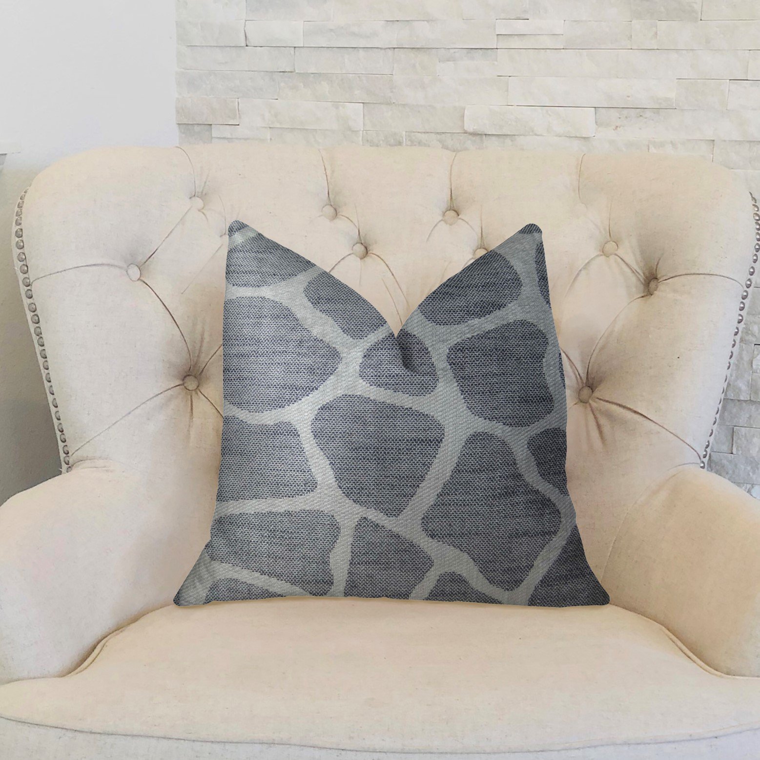 Plutus Sable Giraffe Handmade Luxury Pillow - 20x26 Inch Premium Decorative Throw Pillow for Sofa, Bed & Home Decor - Soft & Stylish Accent Cushion for Living Room, Nursery or Office