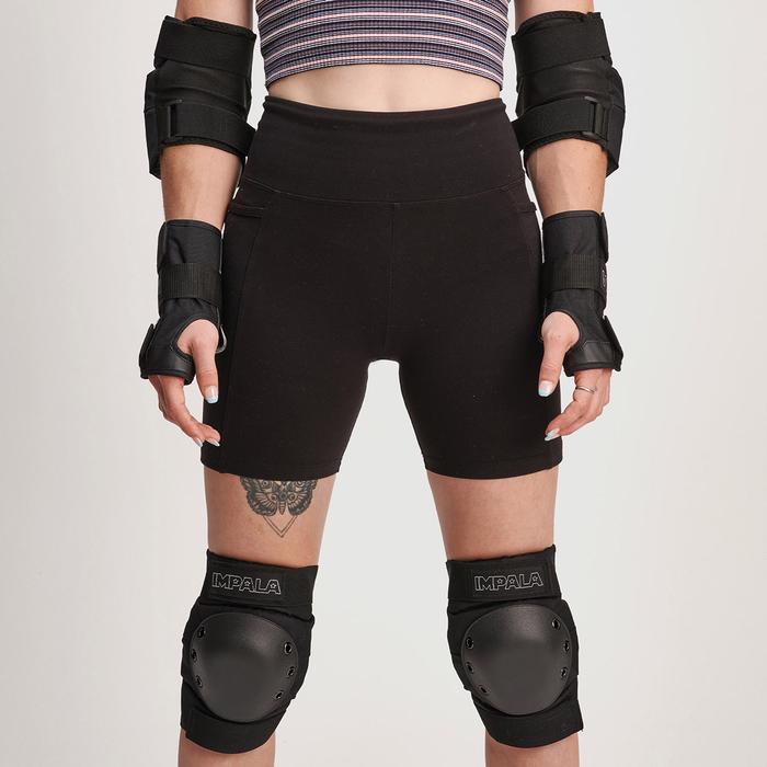 Impala Protective Pack Black for Adults - Durable Safety Gear for Roller Skating, Skateboarding & Outdoor Sports