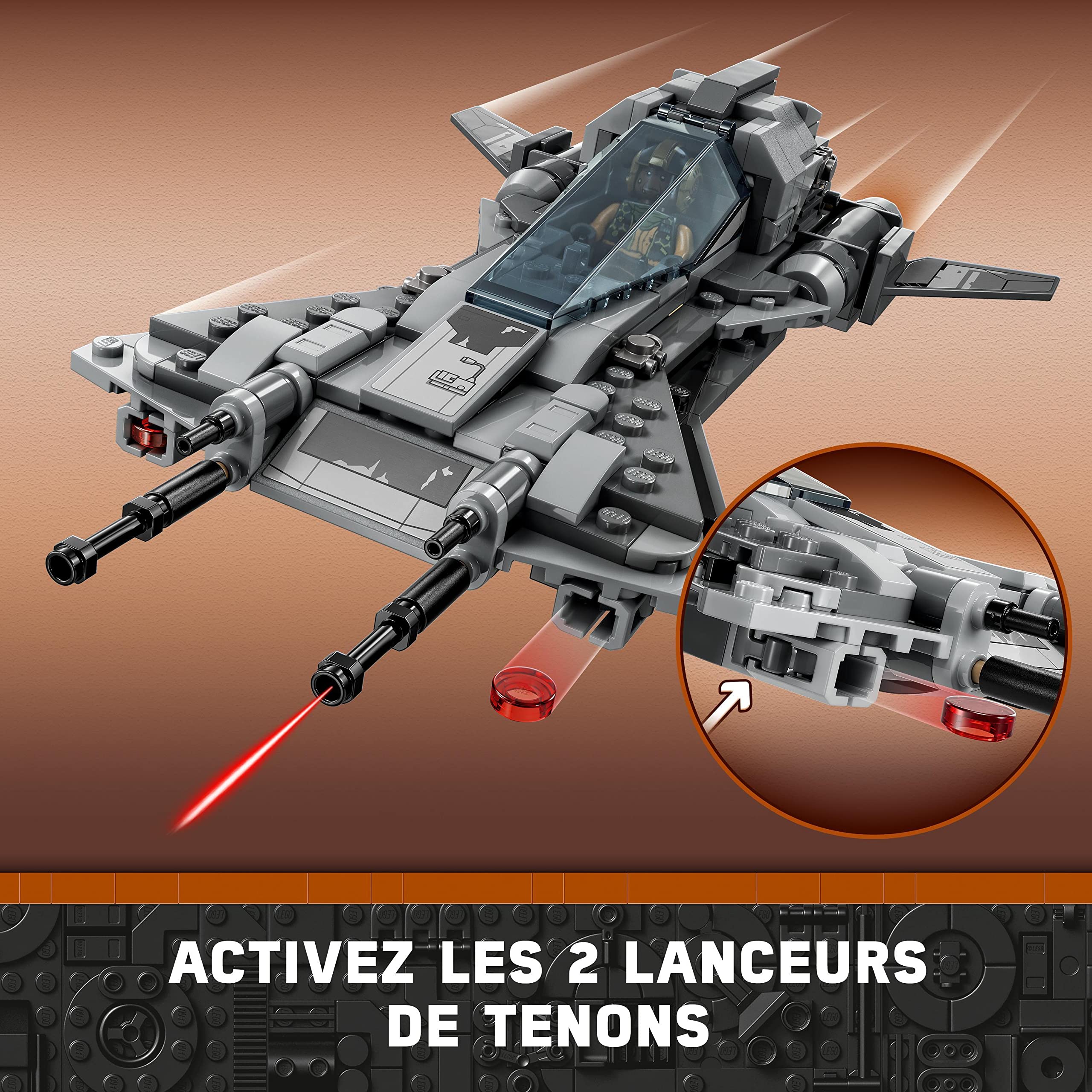 LEGO Star Wars Pirate Snub Fighter Building Toy Set (75346) - The Mandalorian Season 3 Collectible with Starfighter Model, Pilot & Vane Minifigures - Perfect Gift for Boys & Girls Ages 8+ | Great for Space Battles & Star Wars Themed Playtime
