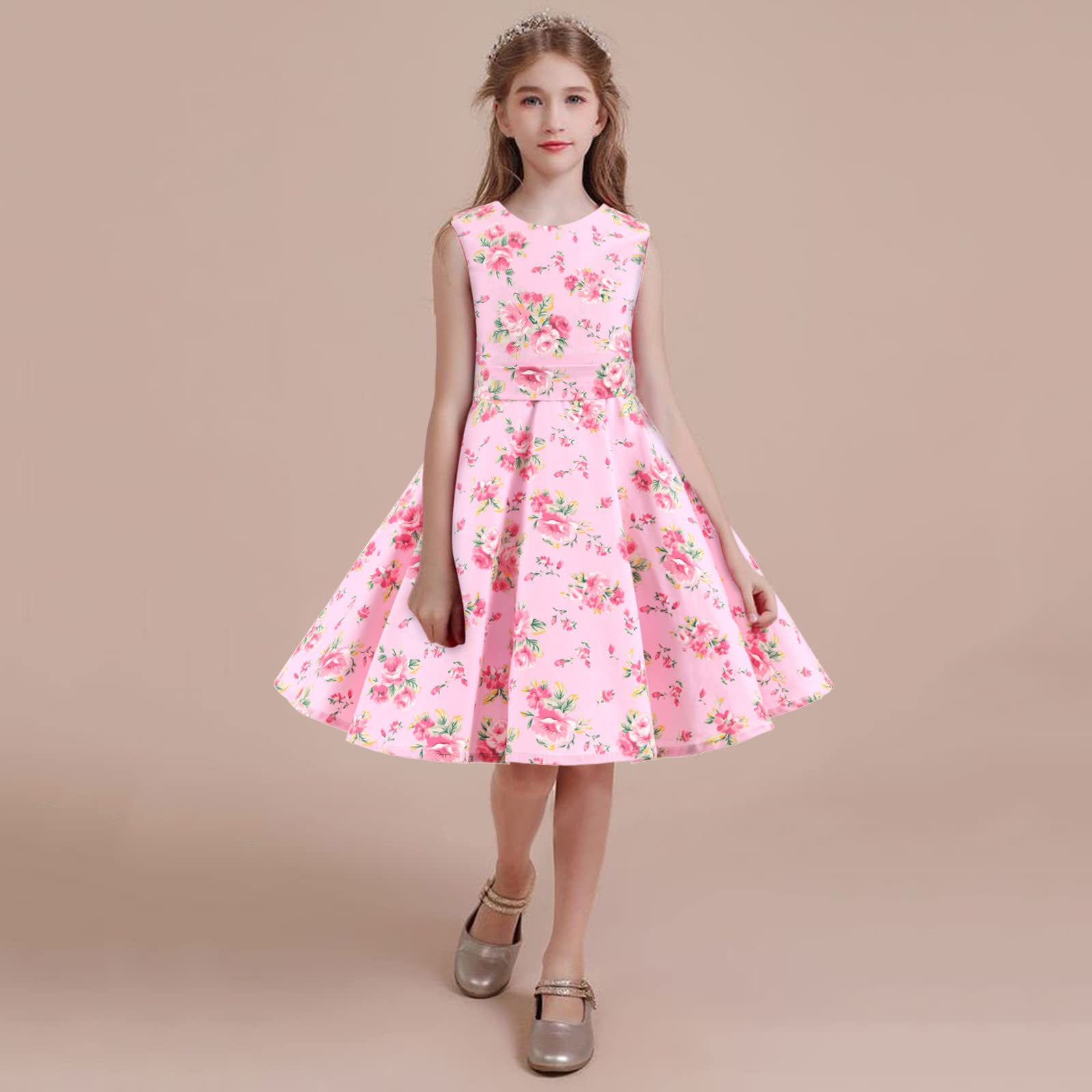 Baby Girls Summer Dresses - Sleeveless Toddler & Infant Dresses for Playtime, Beach & Outdoor Activities | Cute Kids Clothes