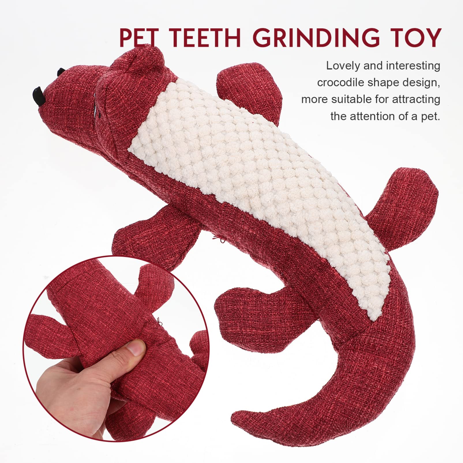 TENDYCOCO Plush Dog Chew Toy - Squeaky Interactive Puppy Teething Toy for Small & Large Dogs - Durable Pet Biting & Molar Plaything for Playtime & Training - Perfect for Puppies, Adult Dogs & Stress Relief
