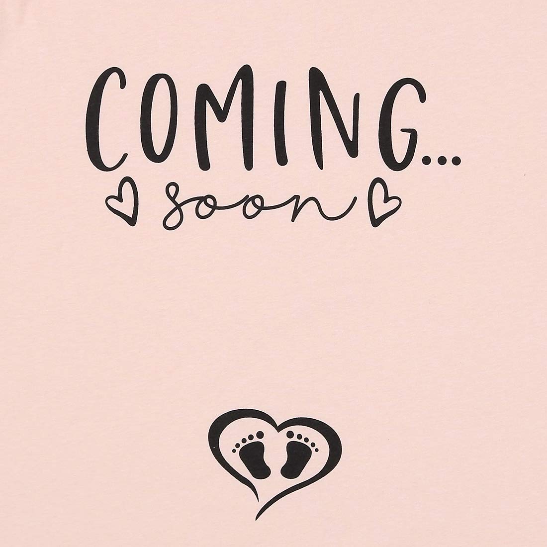 VILOVE Pregnancy Announcement T-Shirt for Women - 'Coming Soon' Maternity Tee, Cute Gift for Expecting Moms & New Mothers | Perfect for Gender Reveals, Baby Showers & Maternity Photos