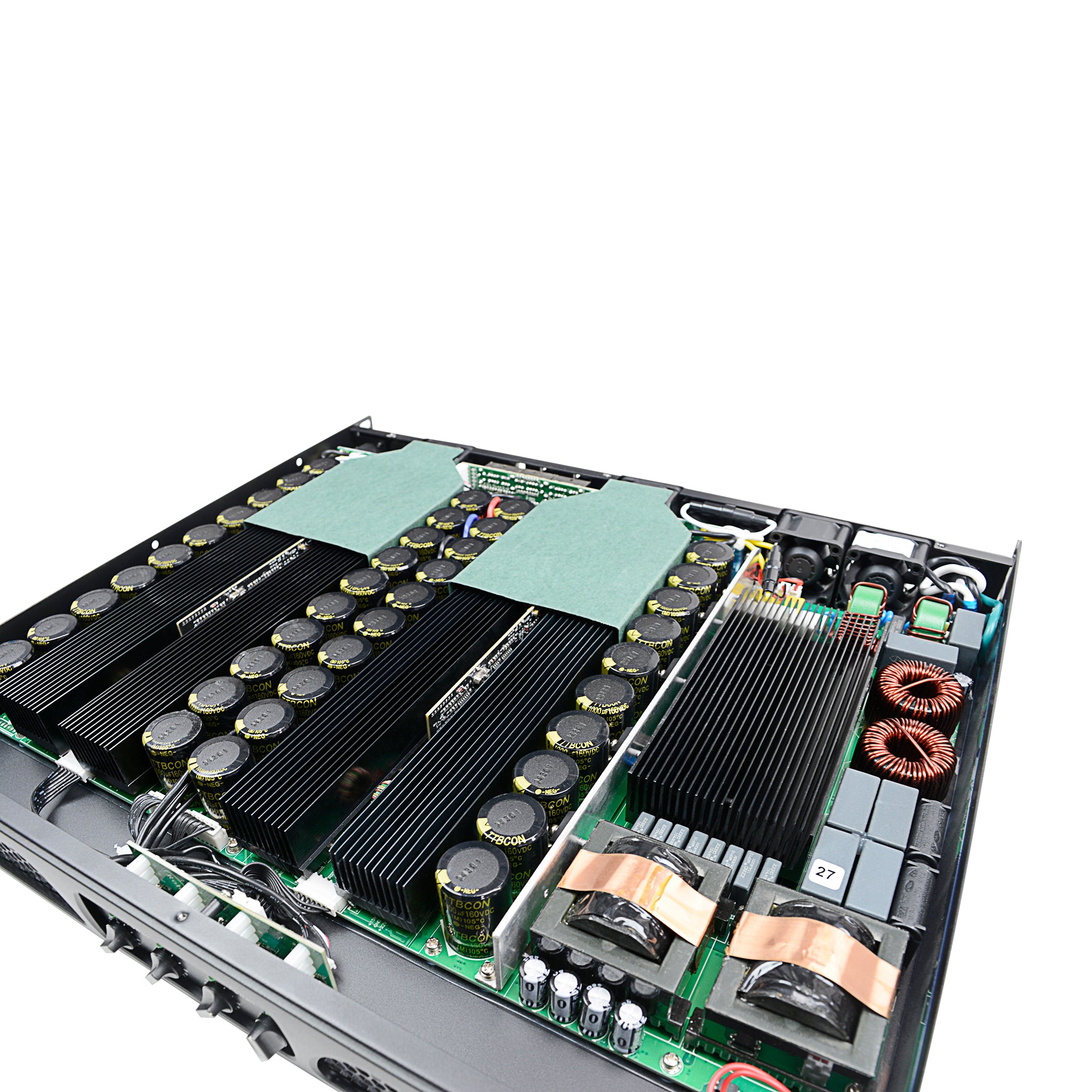 4 Channel Professional Power Amplifier AQS 5000D - 2000W High Power Audio Amp for Car Stereo, Home Theater & Live Performances