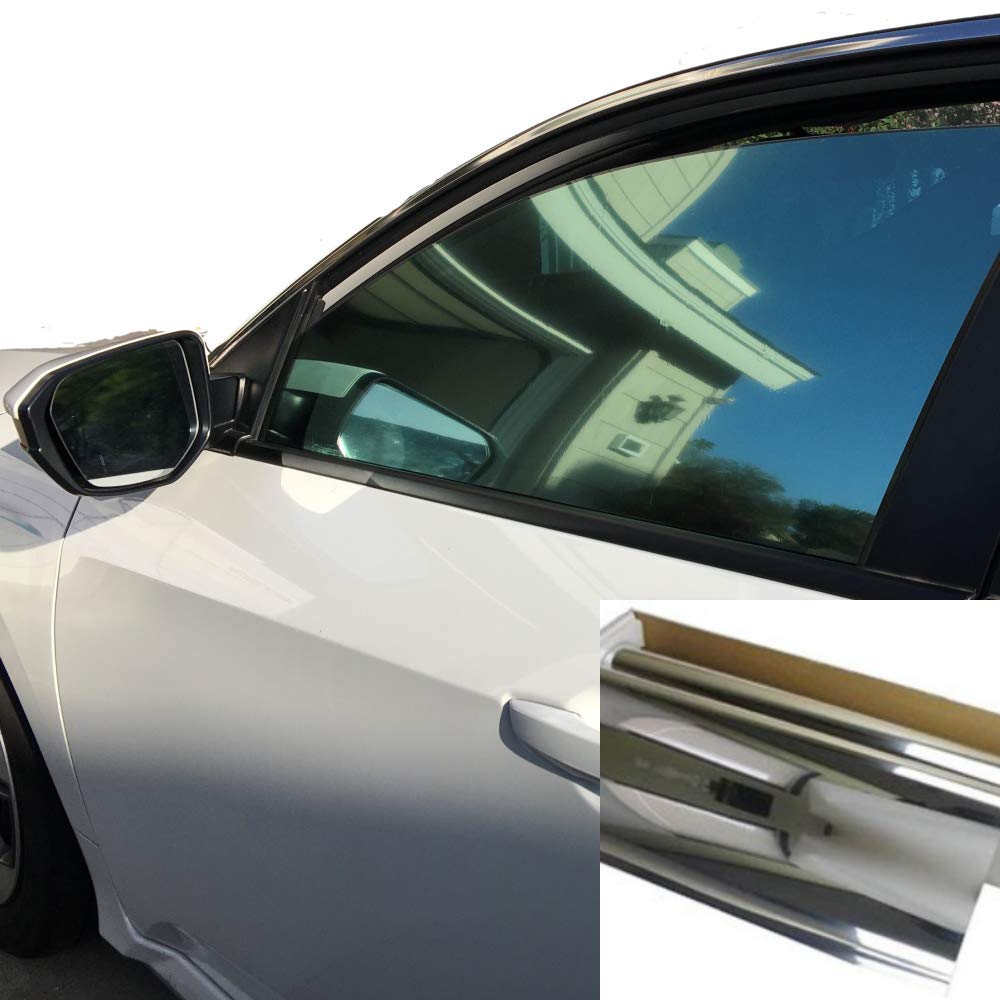 One Way Mirror Reflective Car Window Tint Film 10% VLT (40