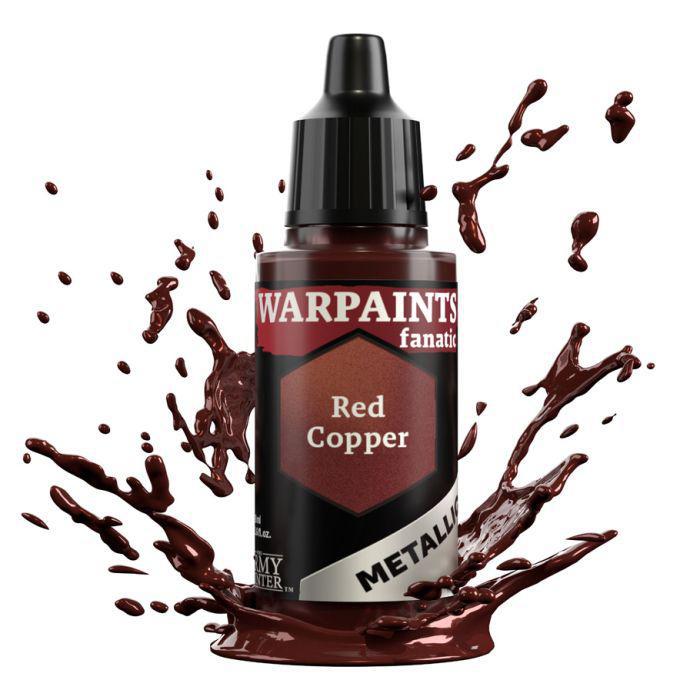 Army Painter Warpaints Fanatic Metallic Red Copper - Premium Metallic Paint for Miniatures & Wargaming - Perfect for Warhammer, D&D, and Tabletop Gaming