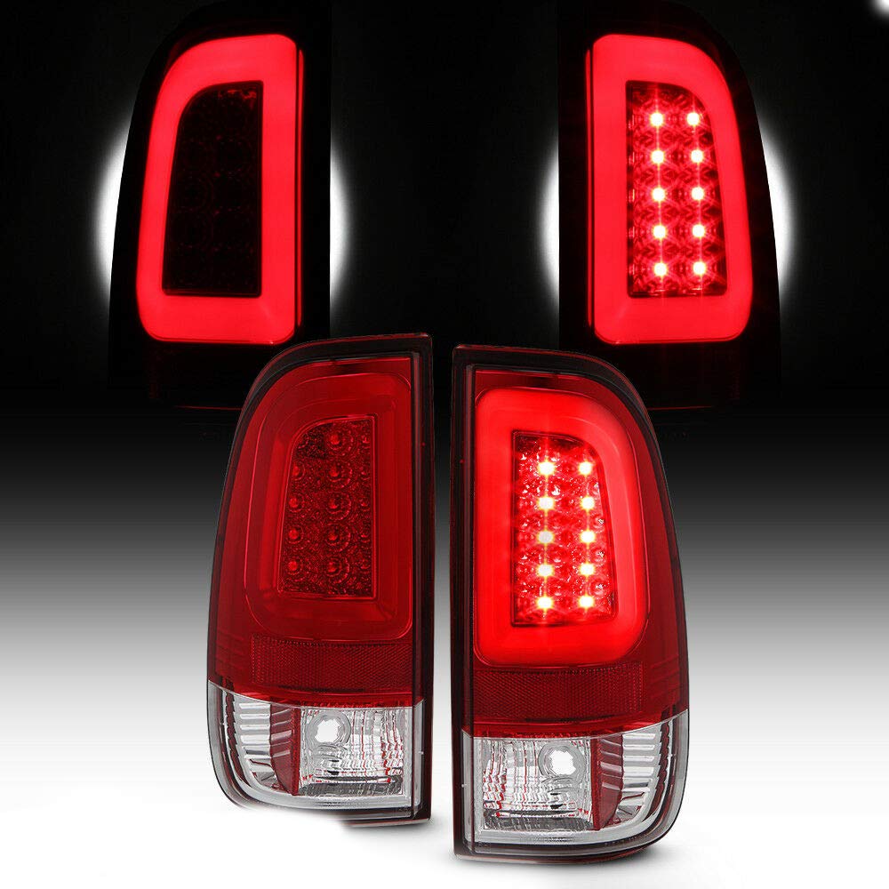 UGJGXAI LED Light Bar Tail Lights - Red Replacement for 2008-2016 Vehicles | Durable Waterproof LED Brake Lights for Trucks, SUVs, Jeeps (Off-Road, Night Driving, Custom Car Mods)