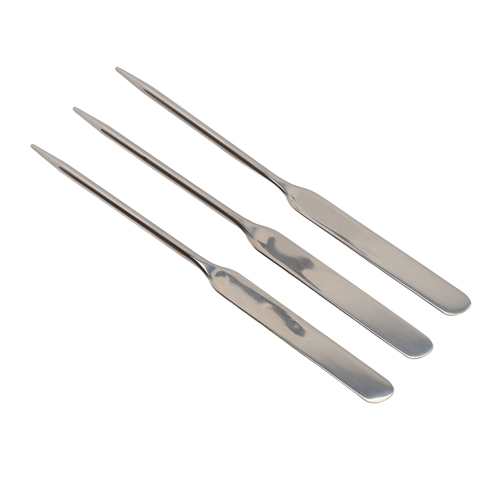 Stainless Steel Nail Art Mixing Stick - Beauty Tool Knife Design for DIY Nail Glue Application | Perfect for Home Manicures & Professional Nail Salons