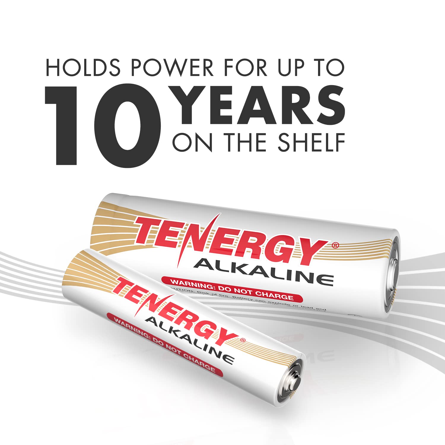 Tenergy 100 Pack AA Alkaline Batteries & 100 Pack AAA Alkaline Batteries - Long Lasting Power for Household Electronics - Ideal for Remote Controls, Toys, Flashlights, and More