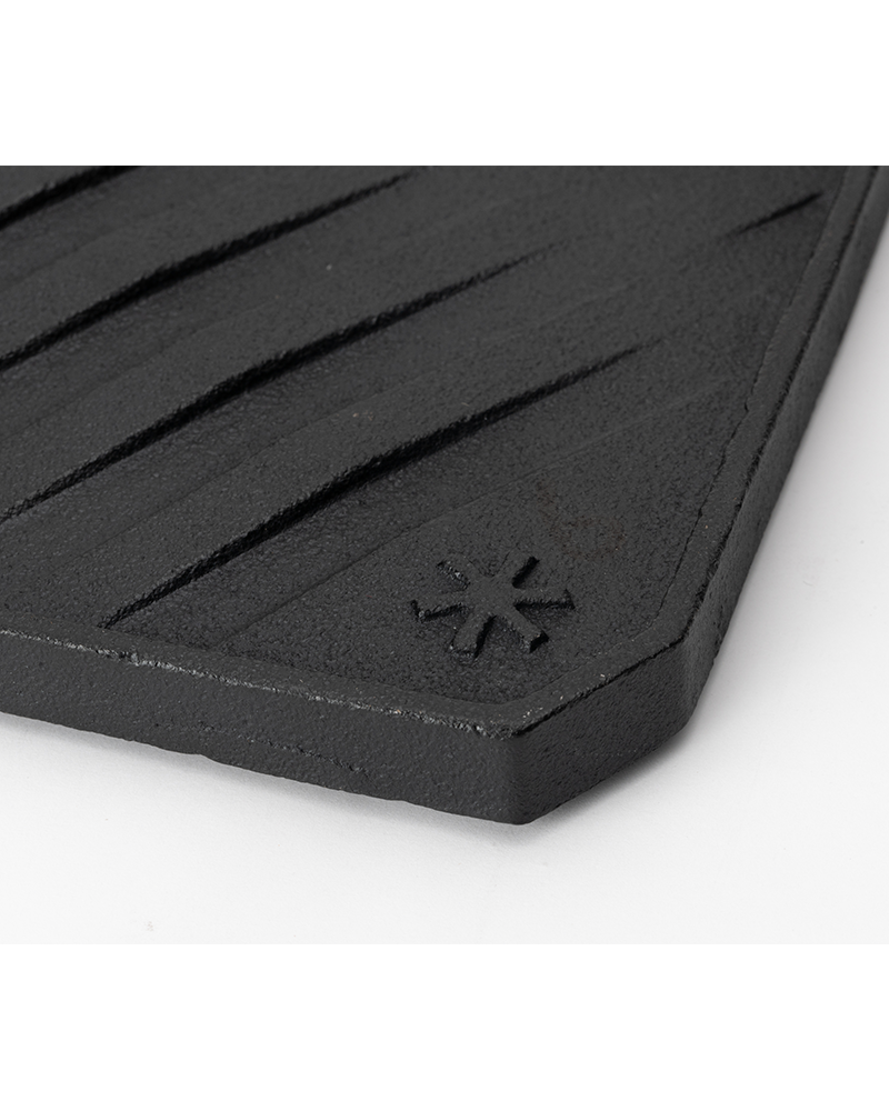 Giga Power Stove Rectangular Griddle - Heavy Duty Cast Iron Cooking Surface for Outdoor Camping, BBQ, and Home Kitchen Use