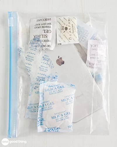 Elysian™ Original 5 Gram Silica Gel Desiccant Packets (100 Pack) - Moisture Absorbing Packs for Cameras, Lenses, Electronics & Jewelry Protection - Perfect for Storage, Travel & Humidity Control