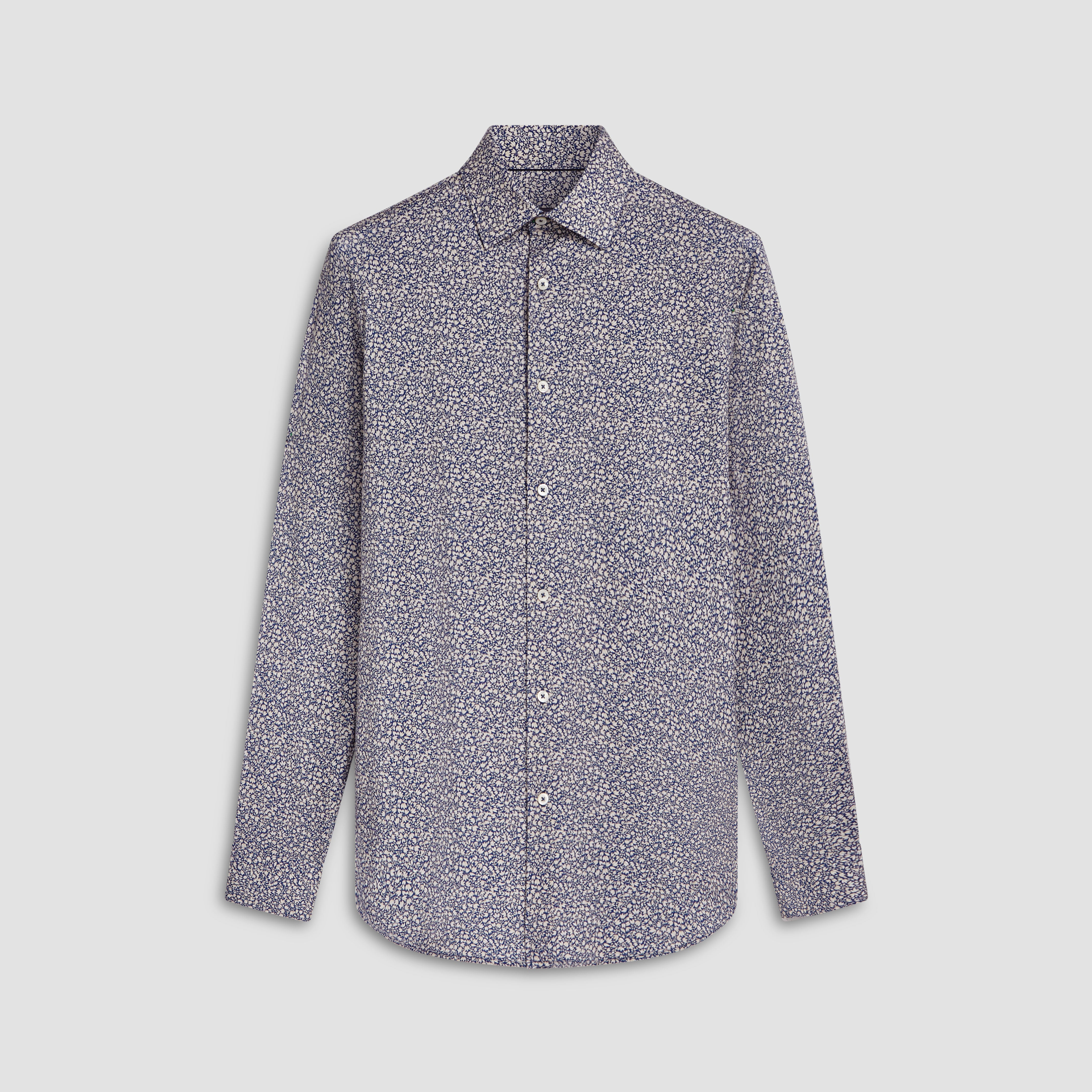 James Floral Print OoohCotton Shirt - Stylish Comfort for Casual Outings & Summer Vacations