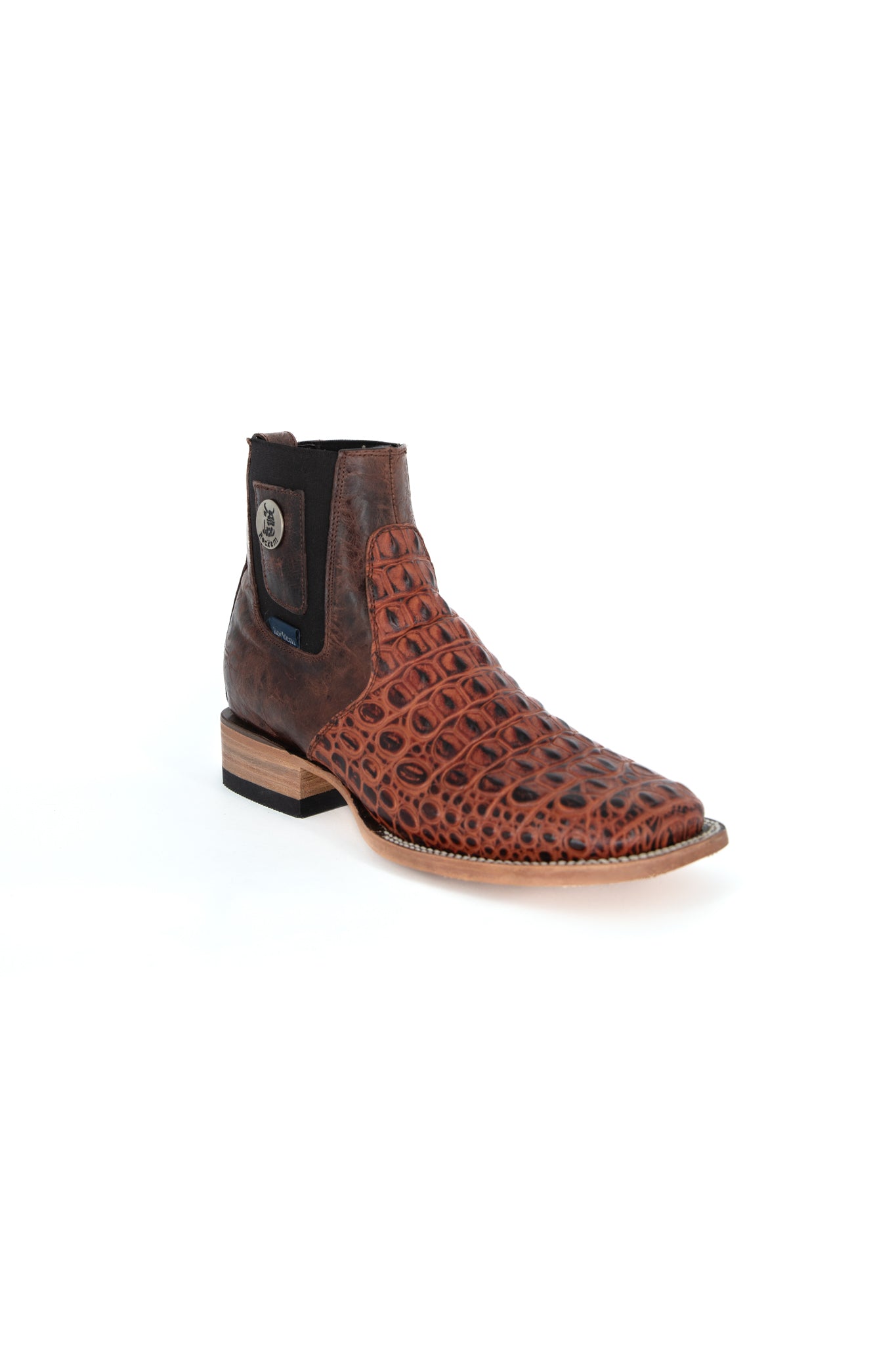 Lomo De Nilo Square Toe Men's Boots - Comfortable Leather Ankle Booties for Casual & Work | Final Sale