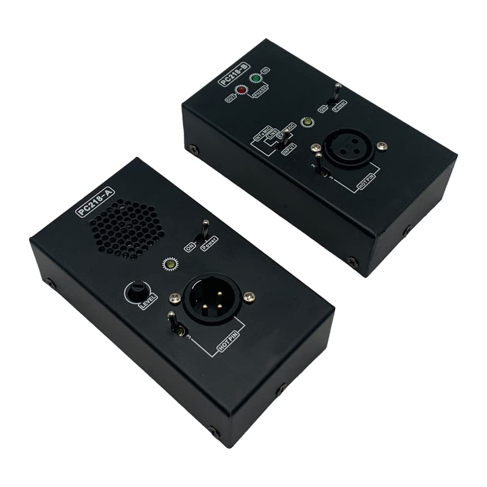 PC218 Phase Polarity Checker Detector for Audio Speakers & Microphones - Professional Sound System Tester with Short-Outer Metal Box | Perfect for Studio Setup, Live Sound Checks, and Audio Equipment Maintenance