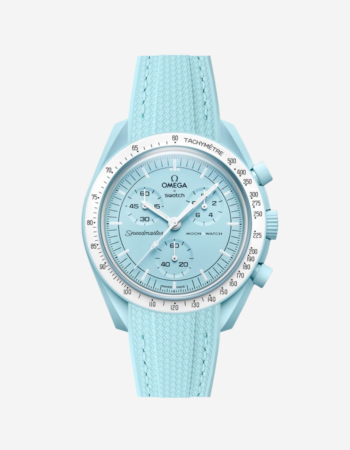 Omega x Swatch MoonSwatch Mission to Uranus Replacement Rubber Watch Band - Durable & Comfortable Strap for Space-Themed Watches | Perfect for Daily Wear, Sports & Collectors