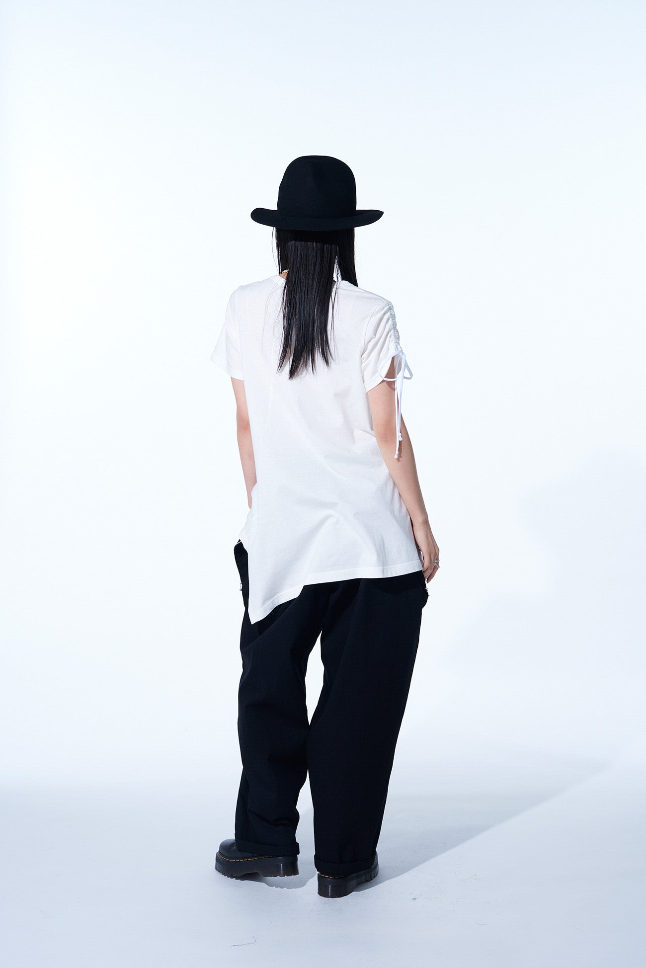 **Cotton Twill Drawstring Wide Leg Pants with Side Zip Pockets - Comfortable Casual Pants for Women, Lounge Wear, Travel & Everyday Outfits**