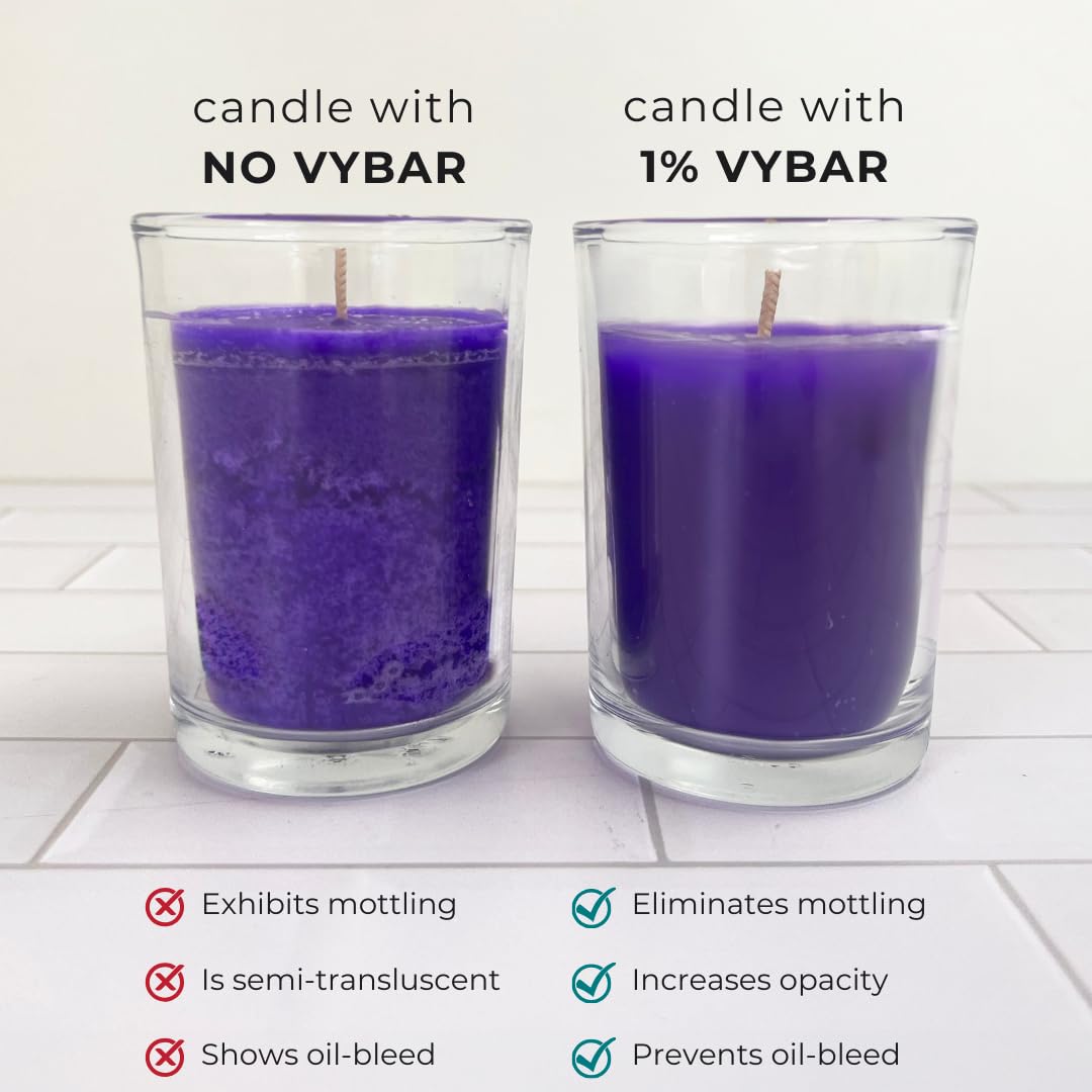 Vybar 260 Wax Additive for Candle Making - 0.5 lb Candle Wax Modifier Enhances Fragrance Throw & Hardness | Ideal for Container Candles, Low Melt Point Waxes & DIY Candle Making Supplies | Perfect for Home Decor, Gifts & Aromatherapy