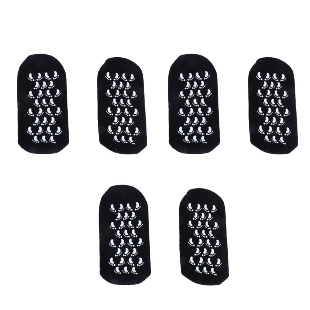 Minkissy 3 Pairs Moisturizing Gel Socks for Dry Cracked Feet - Spa Treatment & Foot Care Socks with Hydrating Gel - Perfect for Nighttime Foot Therapy, Pedicures & Relaxation at Home