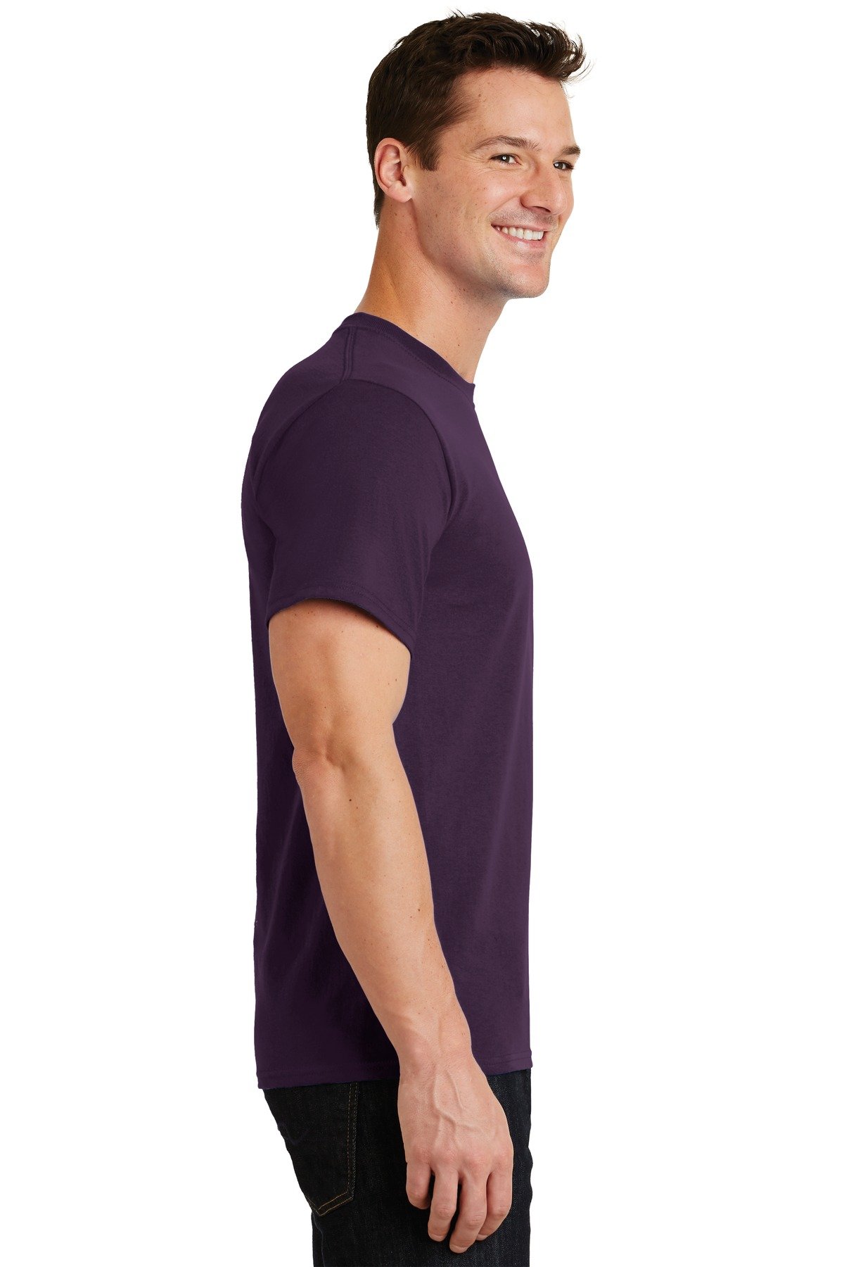 Port & Company PC61 Essential Cotton T-Shirt for Men & Women - Soft Comfort Fit Crewneck Tee for Casual Wear, Workouts & Layering