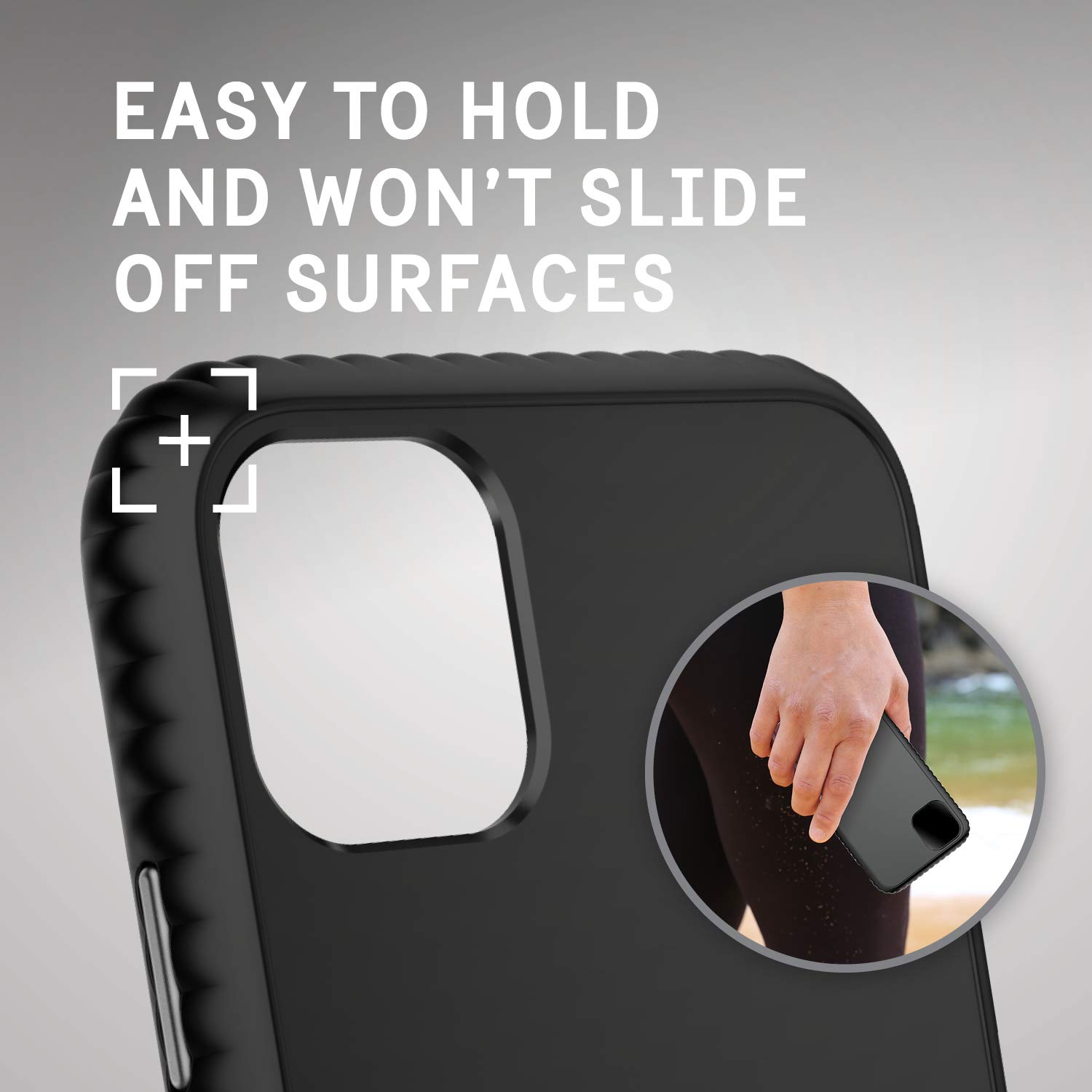 Pelican Guardian Series Military-Grade Drop Tested TPU & Polycarbonate Protective Case for iPhone 11 Pro Max (Taupe) - Shockproof Phone Cover for Outdoor, Work & Travel Protection