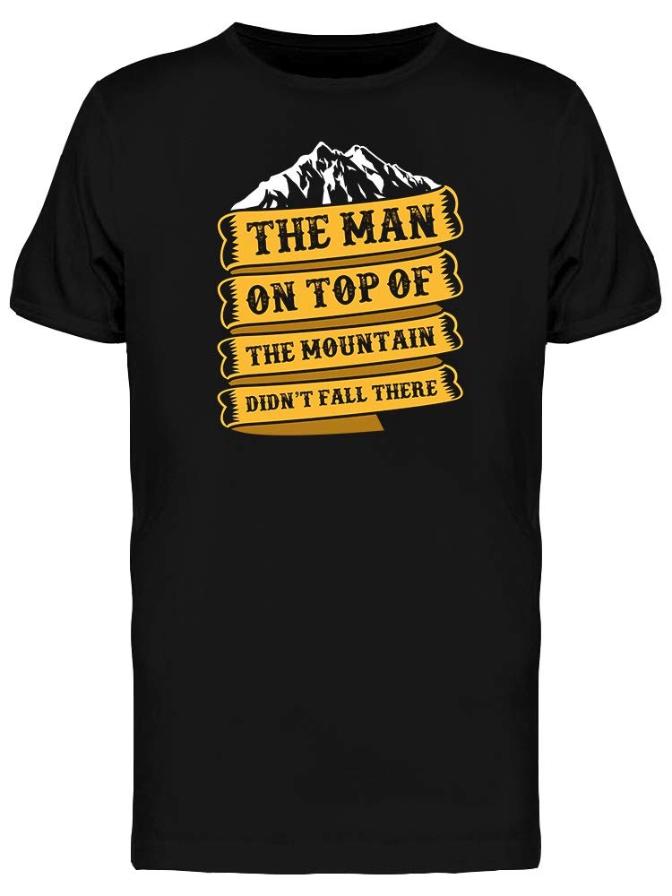 Men's Mountain Top T-Shirt - Premium Cotton Graphic Tee for Hiking, Camping & Outdoor Adventures