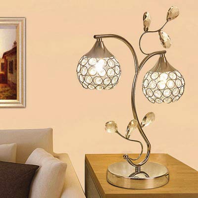 Modern Creative Crystal Table Lamp - Elegant Bedside & Living Room Lighting for Study, Bedroom, Wedding Decor | Warm & Stylish Home Decoration