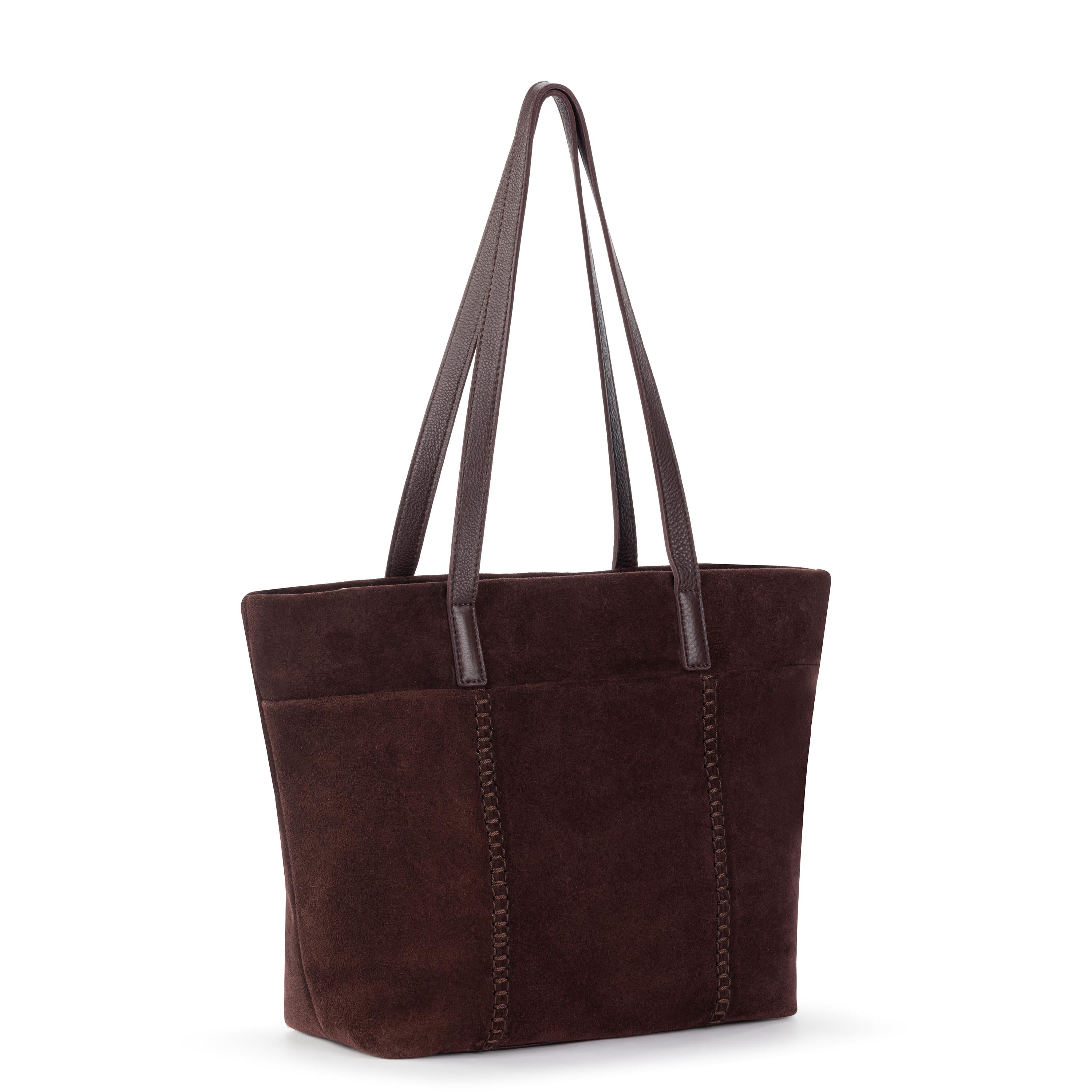 Stylish Metro Tote Bag for Women - Large Durable Canvas Shopping Tote with Long Handles - Perfect for Grocery Shopping, Beach Trips, Work & Travel