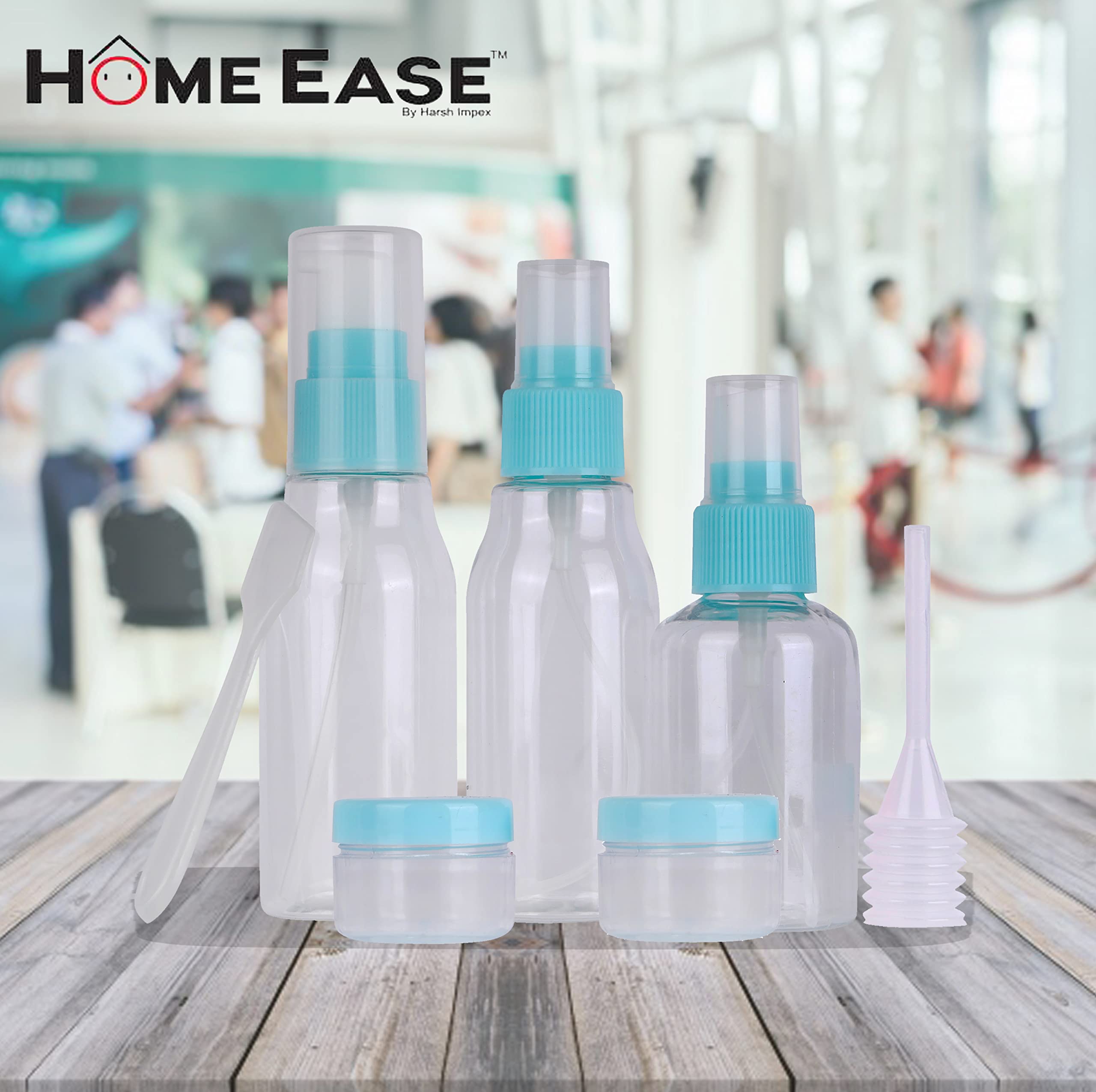 Multipurpose Travel Cosmetic Pouch Kit for Pets - Refillable Spray Bottles & Toiletries Organizer | Perfect for Grooming, Travel & On-the-Go Pet Care