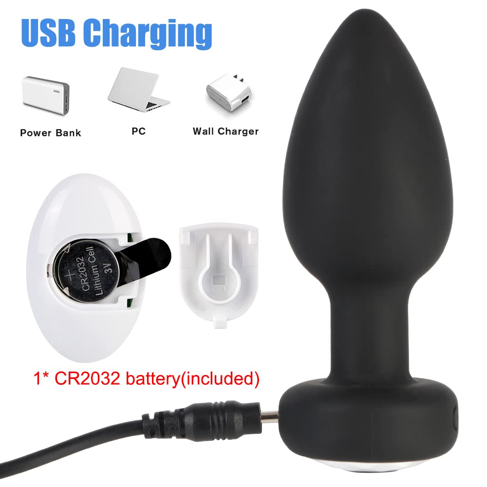 Fyuasto 10-Speed Vibrating Butt Plug for Men & Women - Remote Control Prostate Massager & Anal Stimulator | Perfect for Couples Play, Solo Pleasure & BDSM Exploration