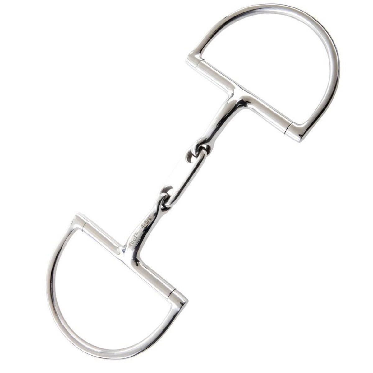 JP Korsteel Stainless Steel Dr Bristol Hunter Dee Ring Snaffle Bit - Perfect for English Riding, Dressage & Horse Training